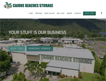 Tablet Screenshot of cairns-storage.com.au